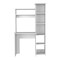 Tuhome 17.8 in. D X 63.9 in. H, 38.7 in. W X Laminate, White ELB5540 - alternate 7